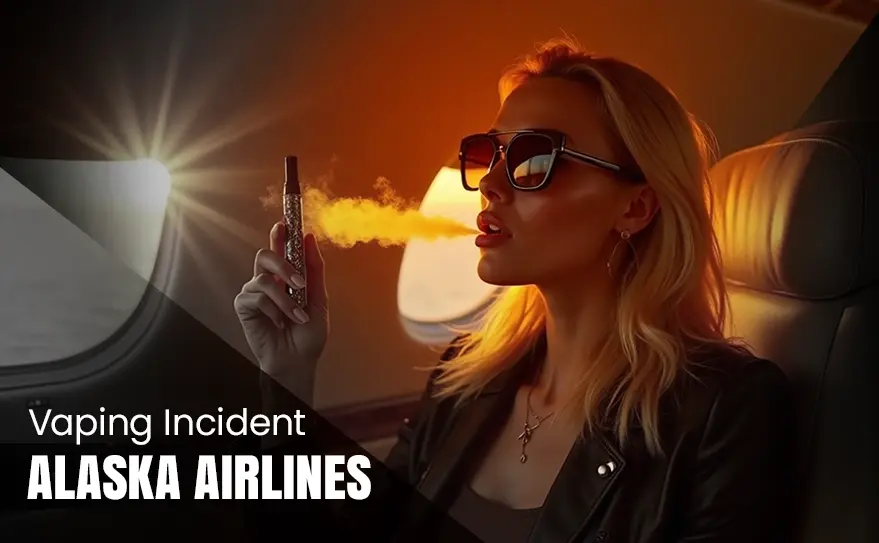 Passenger’s Vaping Incident on Alaska Airlines Flight Sparks Pilot’s Warning