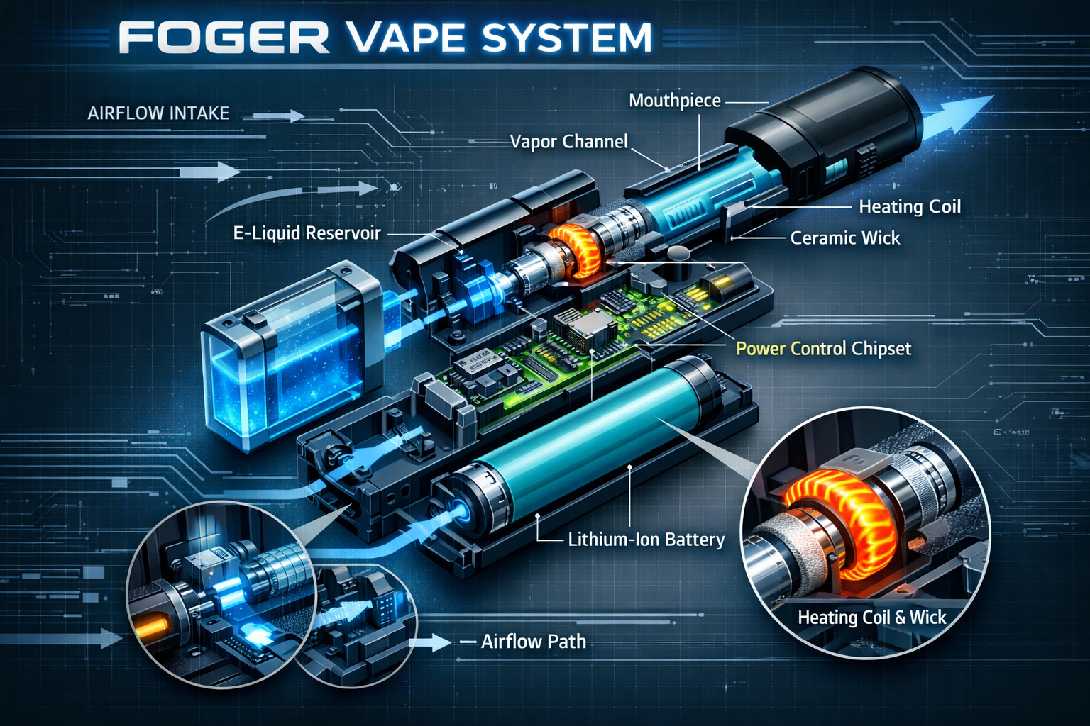 Foger Vape Specifications