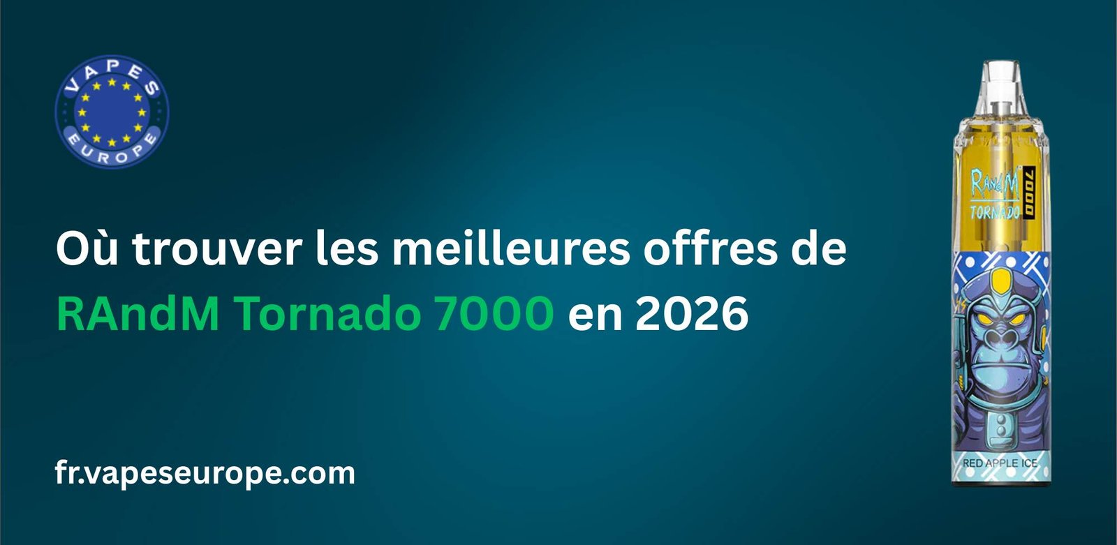 Où trouver les meilleures offres de RAndM Tornado 7000 en 2026 ?